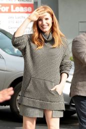 Jessica Chastain - Outside House on Sunset to Attend the Gold for Golden Luncheon in West Hollywood