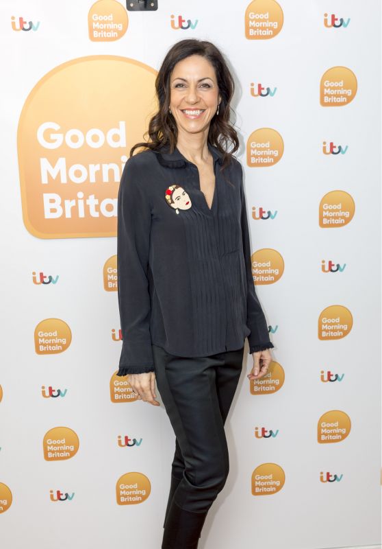 Julia Bradbury - Good Morning Britain TV Show in London