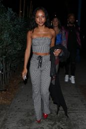 Karrueche Tran Night Out at Delilah in West Hollywood