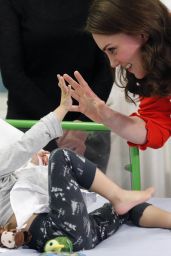 Kate Middleton Visits Great Ormond Street Hospital in London