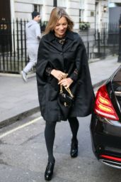 Kate Moss - Heading to a Private Members Club in Mayfair