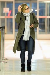 Kate Winslet in Travel Outfit at JFK Airport in NYC
