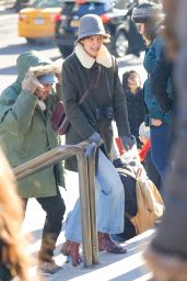 Katie Holmes in Cute Winter Outfit in NYC