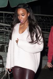 Kelly Rowland and Jasmine Sanders at Madeo in West Hollywood