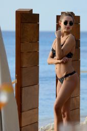 Kimberley Garner Hot in Bikini at a Beach in Caribbean