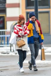 Kit Harington With Fiance Rose Leslie Out in New York City