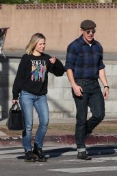 Kristen Bell and Chris Lowell - Out in Los Angeles