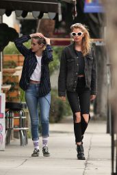 Kristen Stewart and Stella Maxwell Out in Los Angeles, January 2018
