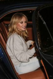 Kylie Minogue - Outside Hotel in Paris 01/16/2018