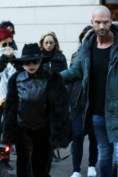 Lady Gaga - Arrives in Milan for Live Tour
