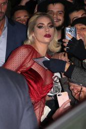 Lady Gaga - Leaves Her Hotel in Milan