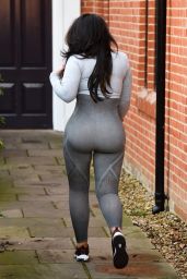 Lauren Goodger in Tight Workout Clothes in Essex, January 2018