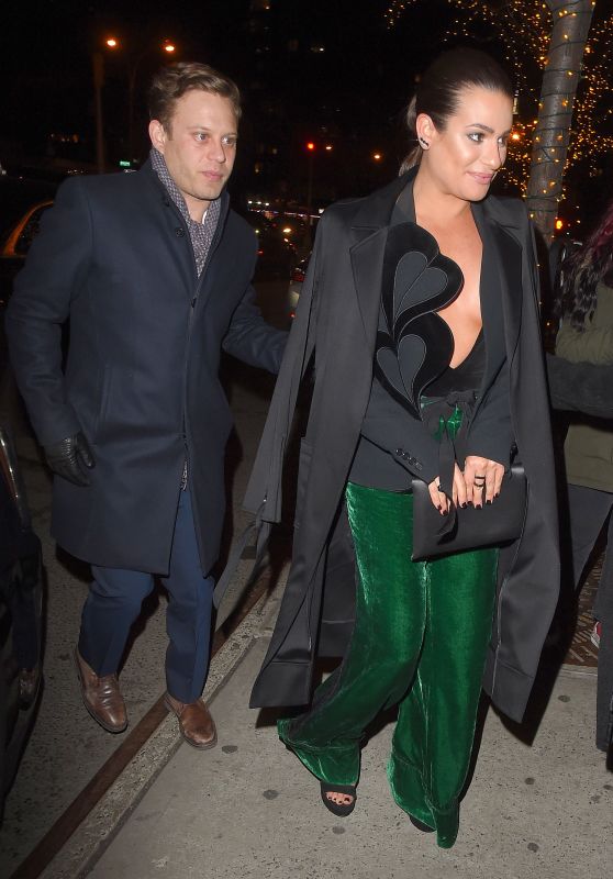 Lea Michele With Boyfriend Zandy Reich - Out in NYC