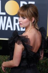 Lily James – Golden Globe Awards 2018 in Beverly Hills