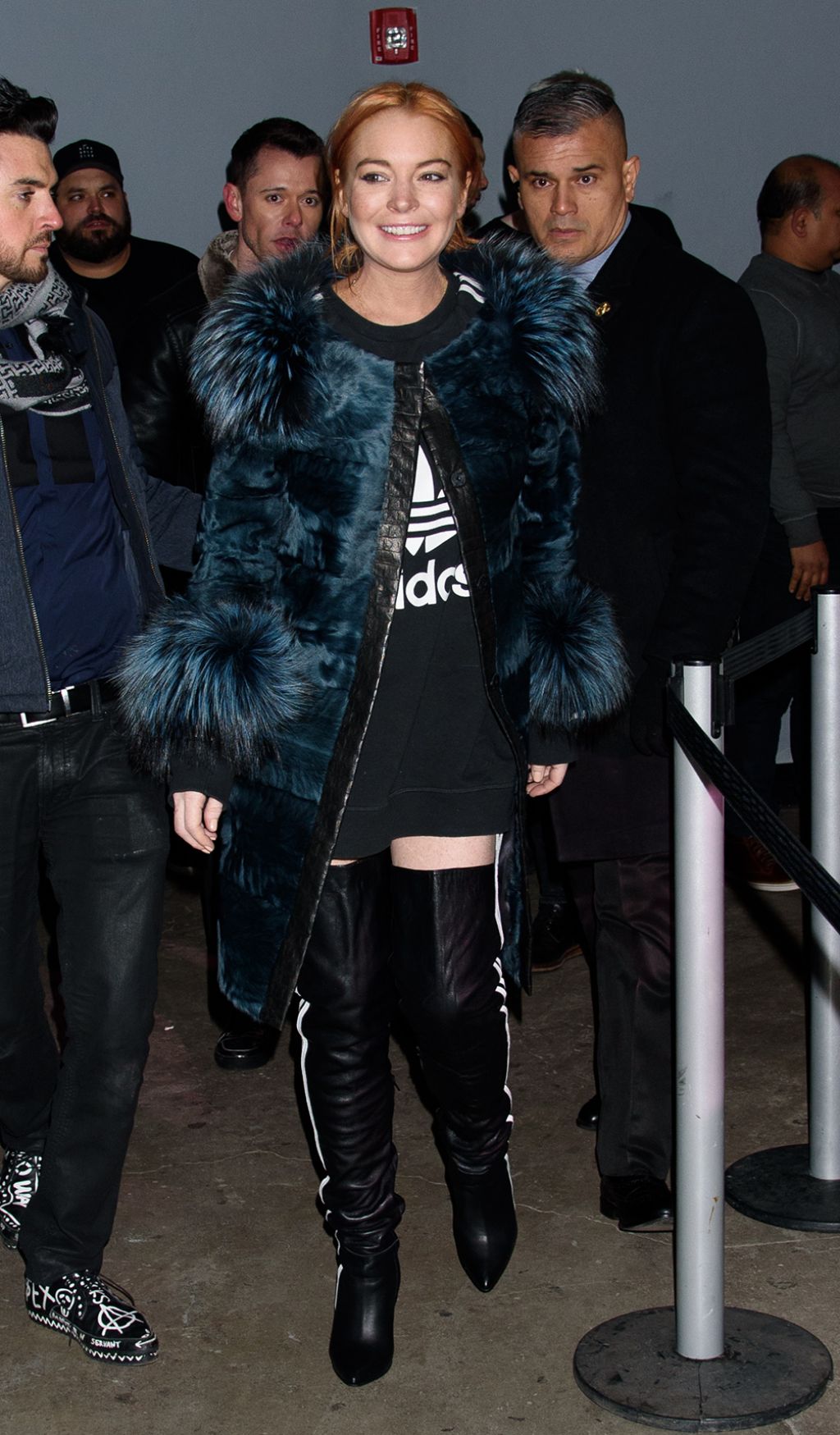 Lindsay Lohan Super Trade Nightclub In Brooklyn • Celebmafia