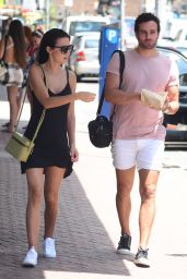 Lucy Watson and James Dunmore at Bondi in Syndey 