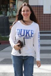 Madeleine Stowe Street Style - Makes a Coffee Run in Beverly Hills