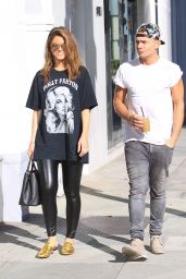 Maria Menounos - Shopping in a Dolly Parton T-Shirt in Beverly Hills 