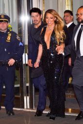 Mariah Carey - Leaving the Clive Davis Pre-Grammy Party in NYC