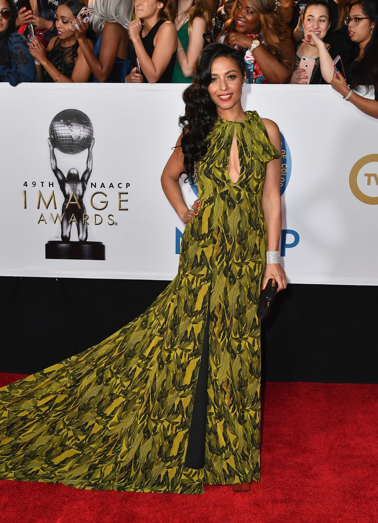 Meta Golding 2018 NAACP Image Awards in Pasadena • CelebMafia