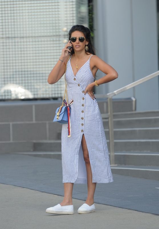 Michelle Keegan - Leaving the Soho House in West Hollywood