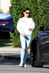 Mila Kunis in Casual Outfit Out in Los Angeles