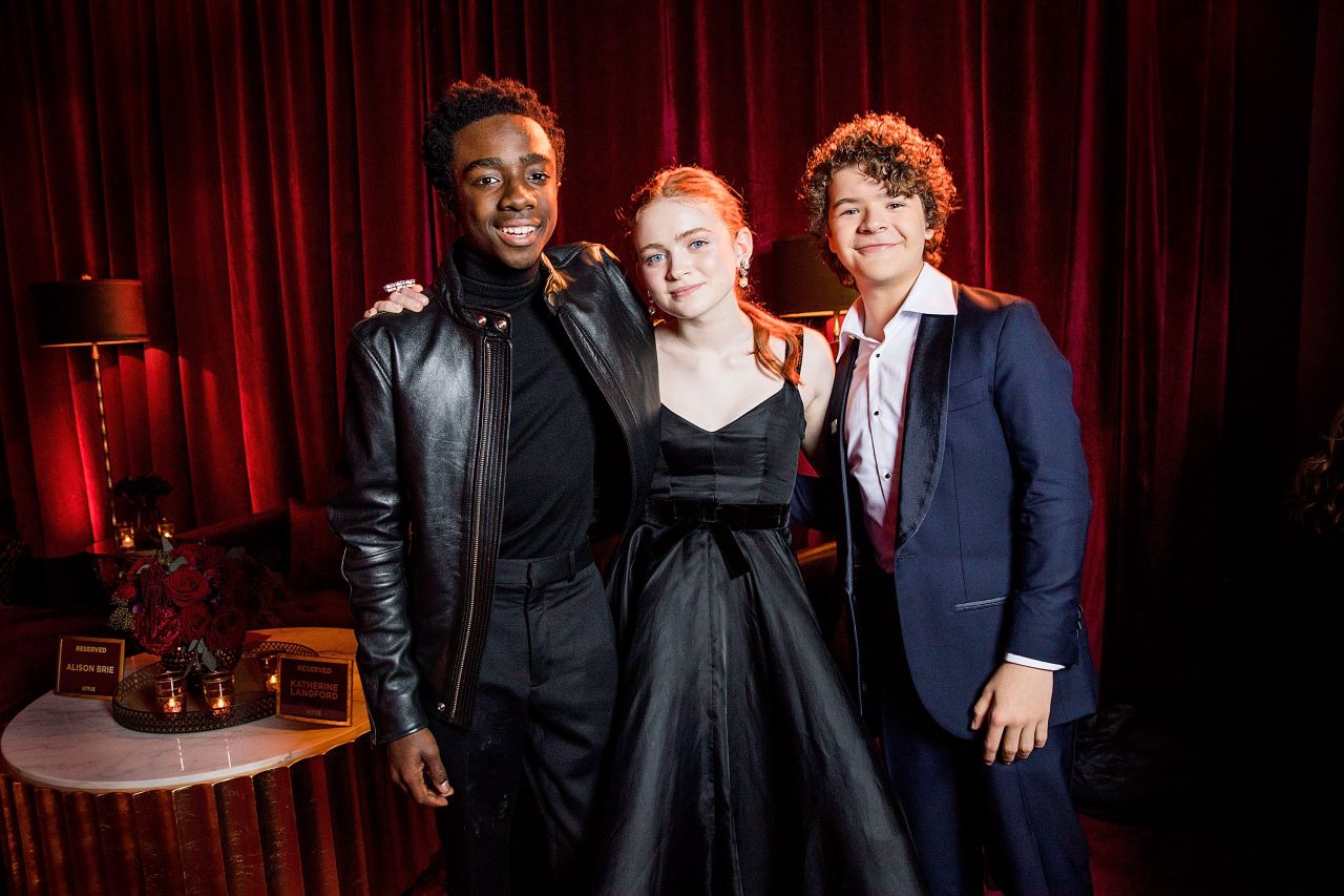 Millie Bobby Brown and Sadie Sink - Netflix Golden Globes After Party in Beverly Hills1280 x 853