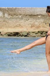 Montana Brown in Bikini on Holiday in Barbados
