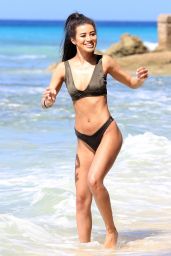 Montana Brown in Bikini on Holiday in Barbados