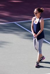 Natalie Portman Plays Some Casual Tennis in LA 
