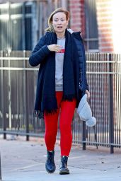 Olivia Wilde Street Style - Out in NYC 01/03/2018