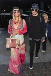 Paris Hilton and Chris Zylka at LAX Airport in Los Angeles 01/24/2018