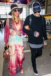 Paris Hilton and Chris Zylka at LAX Airport in Los Angeles 01/24/2018