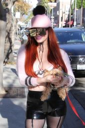 Phoebe Price and Her Dog Rock Grills - Beverly Hills 01/25/2018