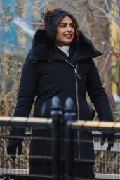 Priyanka Chopra Film Scenes for "Quantico" in NYC