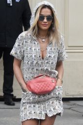 Rita Ora at Chanel Paris Fashion Week, January 2018