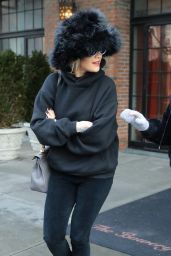 Rita Ora in All-Black Out in NYC