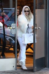 Rita Ora Shopping at Prada in Aspen
