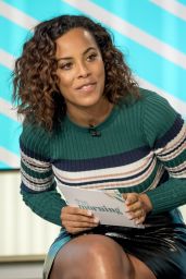 Rochelle Humes - This Morning TV Show in London 01/25/2018