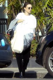 Rooney Mara Goes Grocery Shopping and to the Dry Cleaners in Beverly Hills