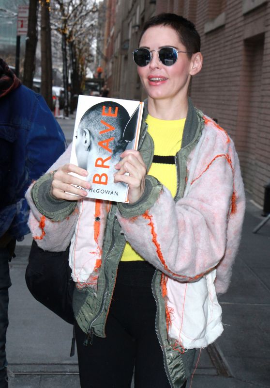 Rose McGowan at The View in NYC 01/30/2018