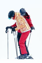 Sara Sampaio - Skiing Holiday in St. Moritz 01/30/2018