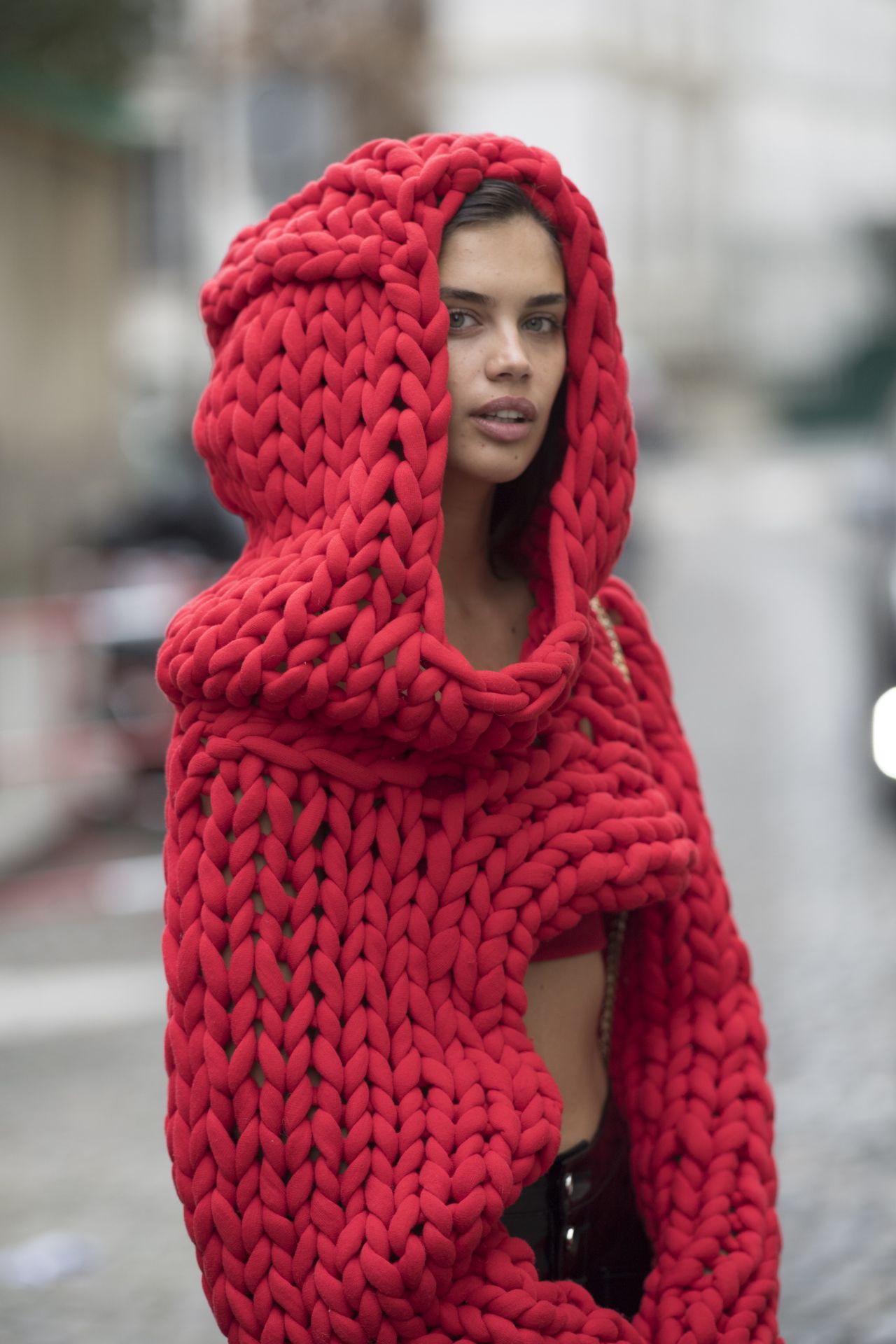 Sara Sampaio Street Fashion - Paris Fashion Week 01/23/2018 • CelebMafia