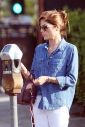 Selma Blair in Casual Outfit Running Errands in LA