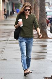 Selma Blair Street Style - at a Local Gas Station in Studio City