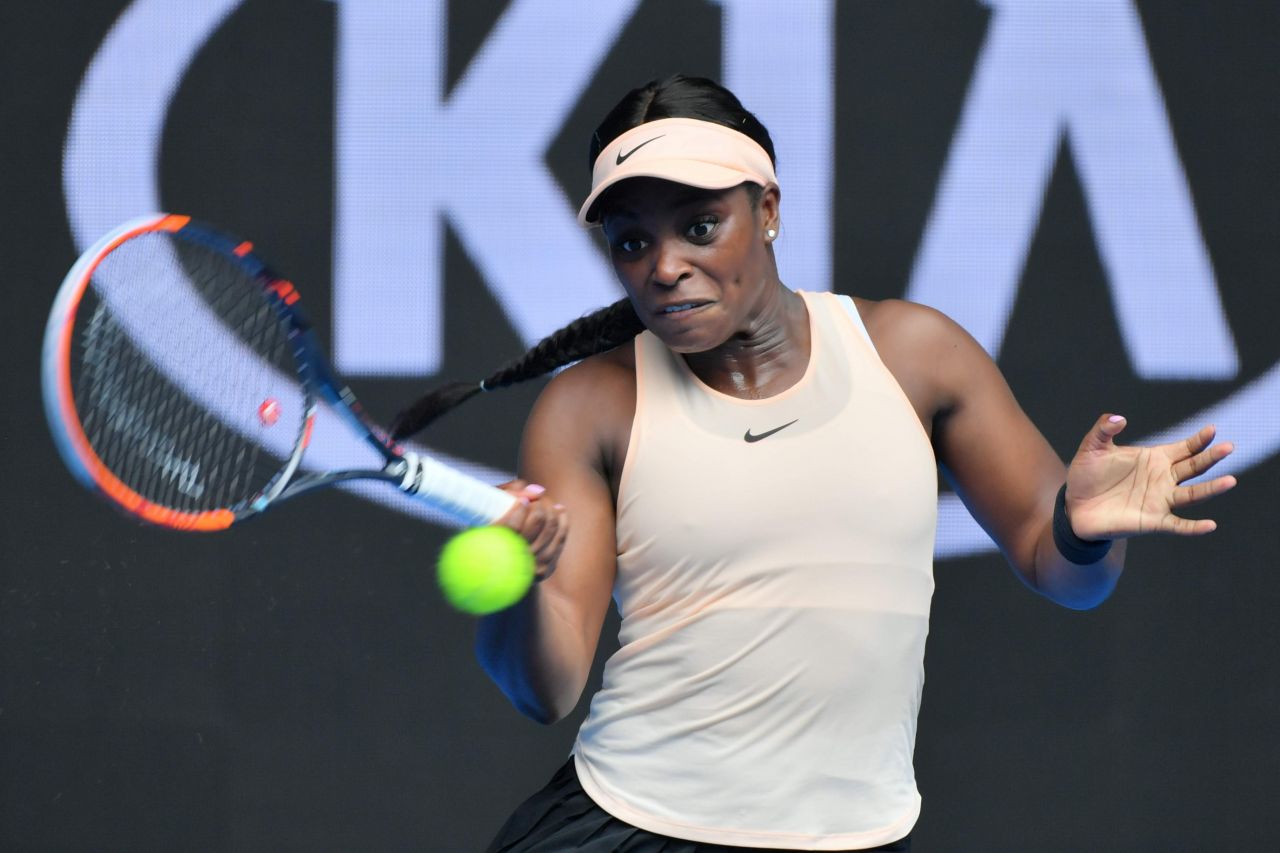 Sloane Stephens Australian Open Tennis Tournament in Melbourne