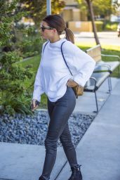 Sofia Richie in Leather Leggings - Agora Hills, January 2018