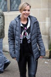 Stephanie Waring - Outside ITV Studios in London, UK