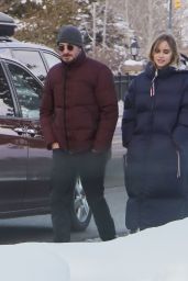 Suki Waterhouse and Darren Aronofsky - Strolling the streets at Sundance 2018 in Park City