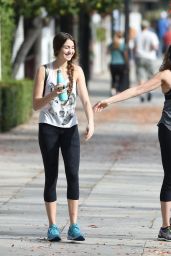 Teri Hatcher and Daughter Emerson Rose Tenney - Workout on New Years Day in LA